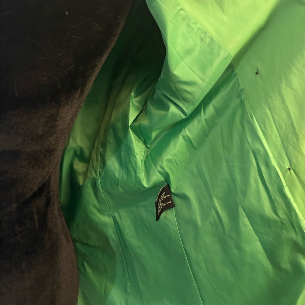Anne Klein Spring Lime Green Belted Trench Coat - Picture 10 of 12